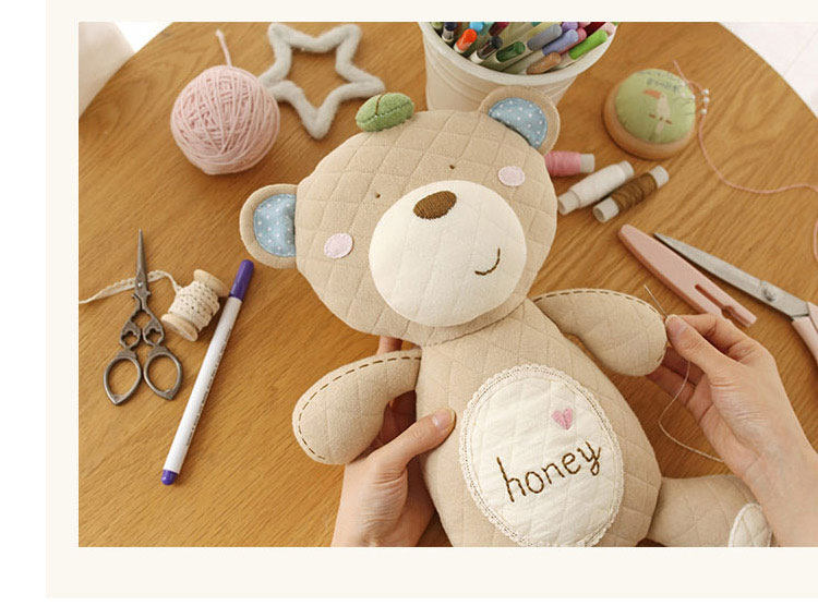 哈尼手工diy布艺婴儿玩偶孕妈手工打发时间缝娃娃手工diy材料包.