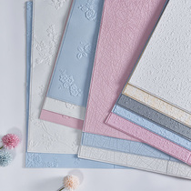 Self-adhesive bedroom wall paper wall sticker waterproof tide wall dress Home 3d Cubism wall applie indoor background wall decoration