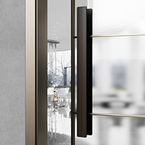 New Chinese High-end Glass Door Handle Hotel Conference Room Wooden Door Armrest Office Building Great Door Handle Custom