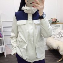 Assault mens cotton-padded clothes female winter plus velvet thickened outdoor clothes windproof breathable mountaineering plus velvet mens and womens coats