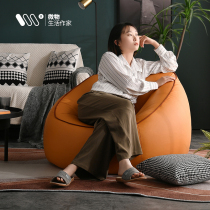 Balcony Couch Sloth man lying bedroom net Red pyjamas sleeping small family living room cute single bean bag chair