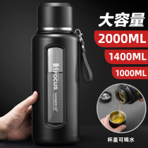 Small Choi Glass Cup Double Layer Thickened Heat Insulation Large Capacity Tea Drinking Water Cup Mens Cup Business Office Tea Cup Poo