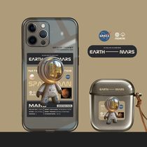 Creative astronaut airpods3 generation protection shell silica gel transparent apply Apple Bluetooth headphone pro protective sleeve 2