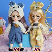 Stay with sleeping girl Girl Undress Princess Girl Cartoon Cute Puppet man shape Birthday Dress Cloth Doll Clothes can be taken off