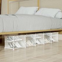 Bed Lower Shoes Box Shoes Box Shoes Box Transparent College Student Dorm Room Staff Dorm Bed Bottom Putting Slippers