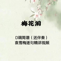 Plum Blossom Tears Guzheng Score