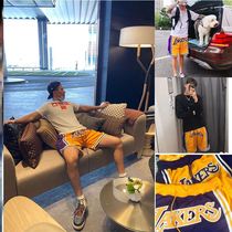 American basketball shorts running quick-drying fitness loose training pants basketball pants sports shorts over the knee five-point pants