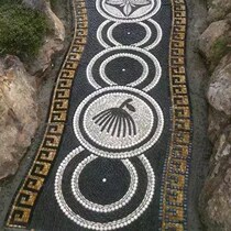 Cobblestone courtyard Villa paving Fish tank stone Natural rain flower stone landscaping small stone Goose soft stone stone