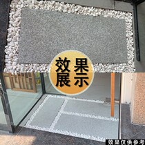 White stone garden courtyard paving landscaping Small stone decoration Small white stone paving rain stone White pebbles