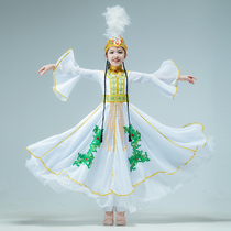 Uyghur Dance Clothes Children Xinjiang Dance Show Dress Examination New Minority Clothing