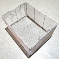 304 Stainless Steel Disinfection Basket Surgery Supply Room Apparatus Sterilization Basket Ultrasonic Cleaning Basket High Temperature Resistant Frame Basket