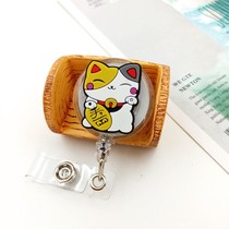 New cute cartoon Easy pull telescopic buckle hanging rope Nurse Chest card Employee Working credential Card clip Card clip buckle