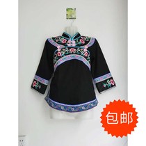Guizhou Minority Clothing Clothing Bouyi Ethnic Clothing Womens Clothing and Tang Costume Embroidered Female Blouse Original Design