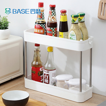 Kitchen rack trolley floor-to-ceiling multi-layer movable shelf gap crevice storage rack multi-functional storage rack