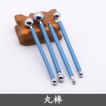 Three-dimensional heat shrinkable sheet DIY hand-made round head solid pill stick soft clay ultra-light stone powder clay making nest pressing tool