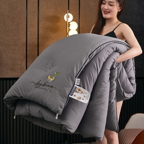 The Mercury soybean fiber quilt is thickened by the four seasons universal air conditioner in the spring and autumn by the summer single and double quilt core in winter