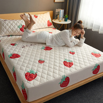 Printing pure color thickness and waterproof cotton bed bed with cotton bed with a single mattress protective bed