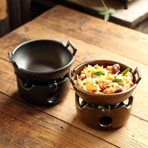 Alcohol furnace household high-grade large fire hot pot bracket Net red dry boiler heating base fuel stove stove stove