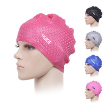 Swimming cap adult men and women quick-drying fashion swimming equipment large ear protection without hair professional waterproof silicone cap