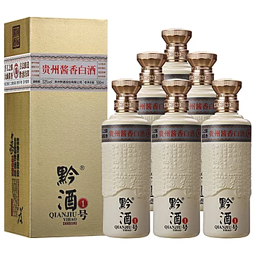 贵州黔酒一号本酿十白酒500ml*6瓶[320元优惠券]-寻折猪