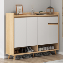 Shoe cabinet home with a new 2021 door at the door a simple modern entry shoe rack with a wall locker