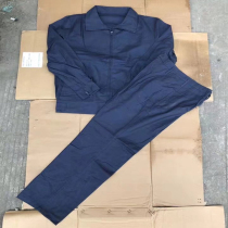 Genuine 06 attendance for mens summer antistatic spring and autumn jacket jacket long pants work suit breathable cotton fabric genuine