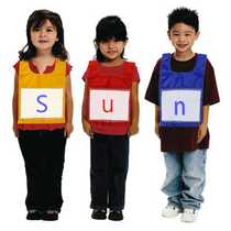 Childrens kindergarten early education can be illustrated cards numbers letters teaching toys teaching aids group competitions vests waistcoats waistcoats