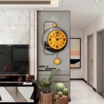 Nordic simple deer head wall clock living room home Modern Fashion Net Red Watch creative light luxury hanging watch mute wall clock