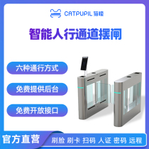 Android face recognition swing gate access control secondary development docking site scenic area office building pedestrian access gate