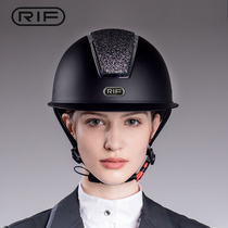 Equestrian equipment riding helmet hat men and women with RIF ultra-light breathable impact-resistant adjustable childrens helmet