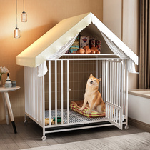 Dog Cage Home Indoor Small Medium Dog Teddy Labrador Golden Woolen Köki Pet Fencing Large Cage With Toilet