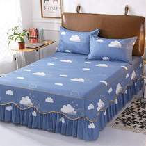 New (broken code clearance bed skirt single piece Korean version) non-Pilling bed cover Simmons protective cover