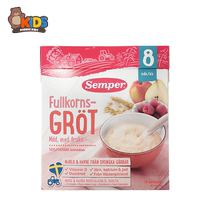 Swedish direct mail Semper baby Cranberry Raspberry rice flour whole wheat porridge complementary food for 8 months