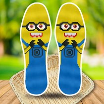 Footwear cushion hand-embroidered insole 2021 new simple pattern semi-finished products