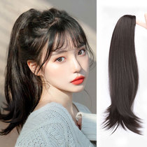 Ponytail wig female long hair summer net red Korean trap high ponytail belt natural microcolo imitation fake ponytail