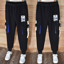 Fat Boy Pants Spring Autumn Season Sports Pants Work Pants Loose Big Code Gats Up 7-14-year-old handsome casual pants