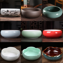 Water Fairy Flower Pot Ceramic Copper Money Grass Water Petted Basil Wood Special Tray Basil Wood Basin Instrumental Sleep