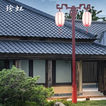 Led outdoor waterproof imitation antique high pole courtyard lamp view lamp villa area Streetlight Park District Grass Terrace Lamp