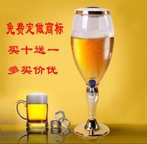 Commercial draft beer Colorful cannon Party Large capacity quiet bar with icicle beer wine dispenser Logo Wine luminous wine tower