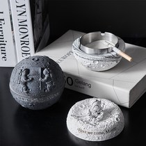 Astronaut Ashtrays Creativity Personality Trends With Cover Smoke-Proof Fly Ash Home Industry Ins Wind Light Extravagant Pieces