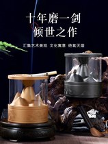 Ashtrays Light and luxurious New Chinese anti-smoke-proof Fly Ash Creative Individuality Trend Home Office