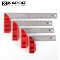 KAPRO Cape road Carabao 309 Right Angle Ruler Woodwork Ruler to knock down the angle-set frame angle ruler 90 degrees