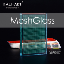 MeshGlass-01AL Italy imported exterior wall interior special art metal laminated glass