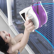 Glass cleaning artifact Household electric remote control glass cleaning artifact Household high-rise double-sided brush wiper paint single-layer double-layer double-layer double-layer double-layer double-layer double-layer double-layer