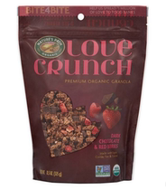 American NATURES PATH LOVE CRUNCH Black Chocolate PEANUT Strawberry Breakfast Oatmeal 325g