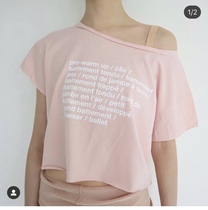 (Spot second hair)Korean lalawear ballet term t-shirt multicolor