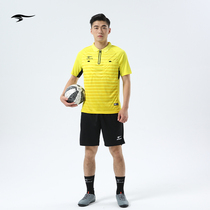 Schulelion Football Suit Suction sweat Breathable Football Referee Suits Suit for men and women Professional Competition Short sleeves shorts Insignia