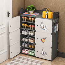 New 2021 good-looking shoe shelf Easy doorway indoor economy type dust-proof Shoes Hostel Small Shoe Cabinet