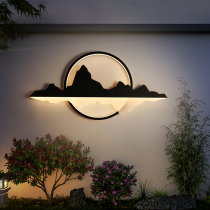 Solar Outdoor Home Courtyard Lamp Villa Outdoor Waterproof Landscape Decoration Garden Wall Chinese Yard Wall Lamp