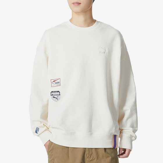 Puma/Puma authentic 2023 spring new style men and women retro classic casual round neck sweatshirt 677379 Puma/Puma authentic 2023 spring new style men and women retro classic casual round neck sweatshirt 677379